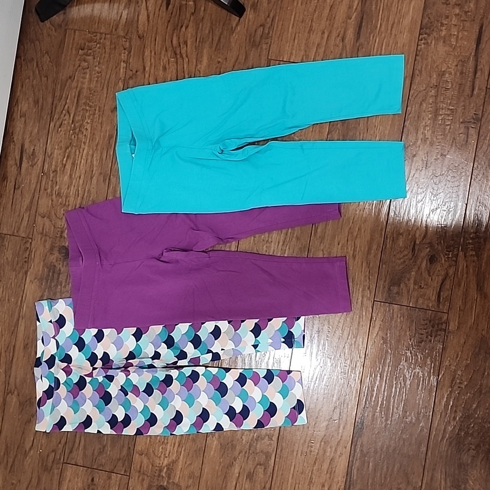 Cropped leggings bundle, girl's size 6-7